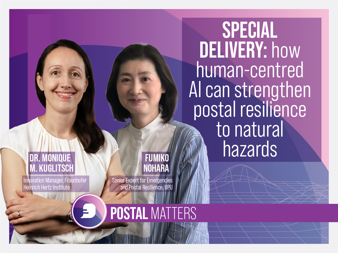 Special delivery: how human-centred AI can strengthen postal resilience to natural hazards