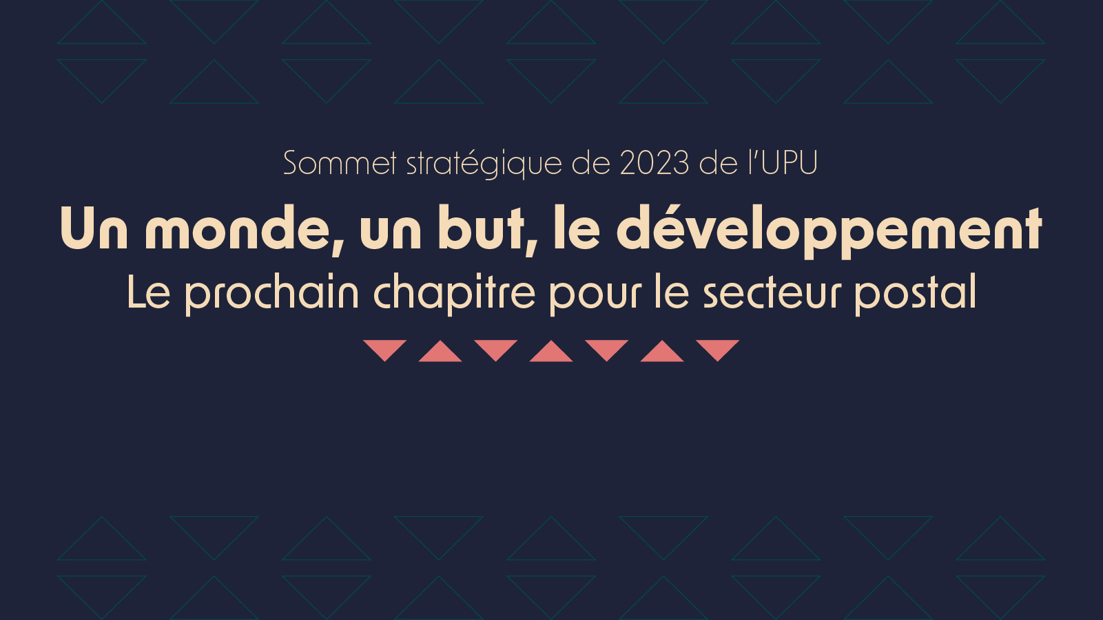 Sommet stratégique de 2023 de l’UPU