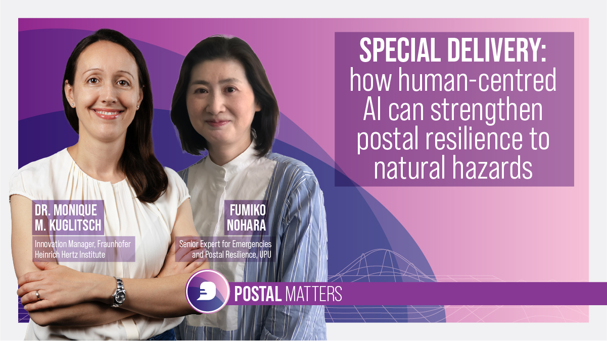 Special delivery: how human-centred AI can strengthen postal resilience to natural hazards